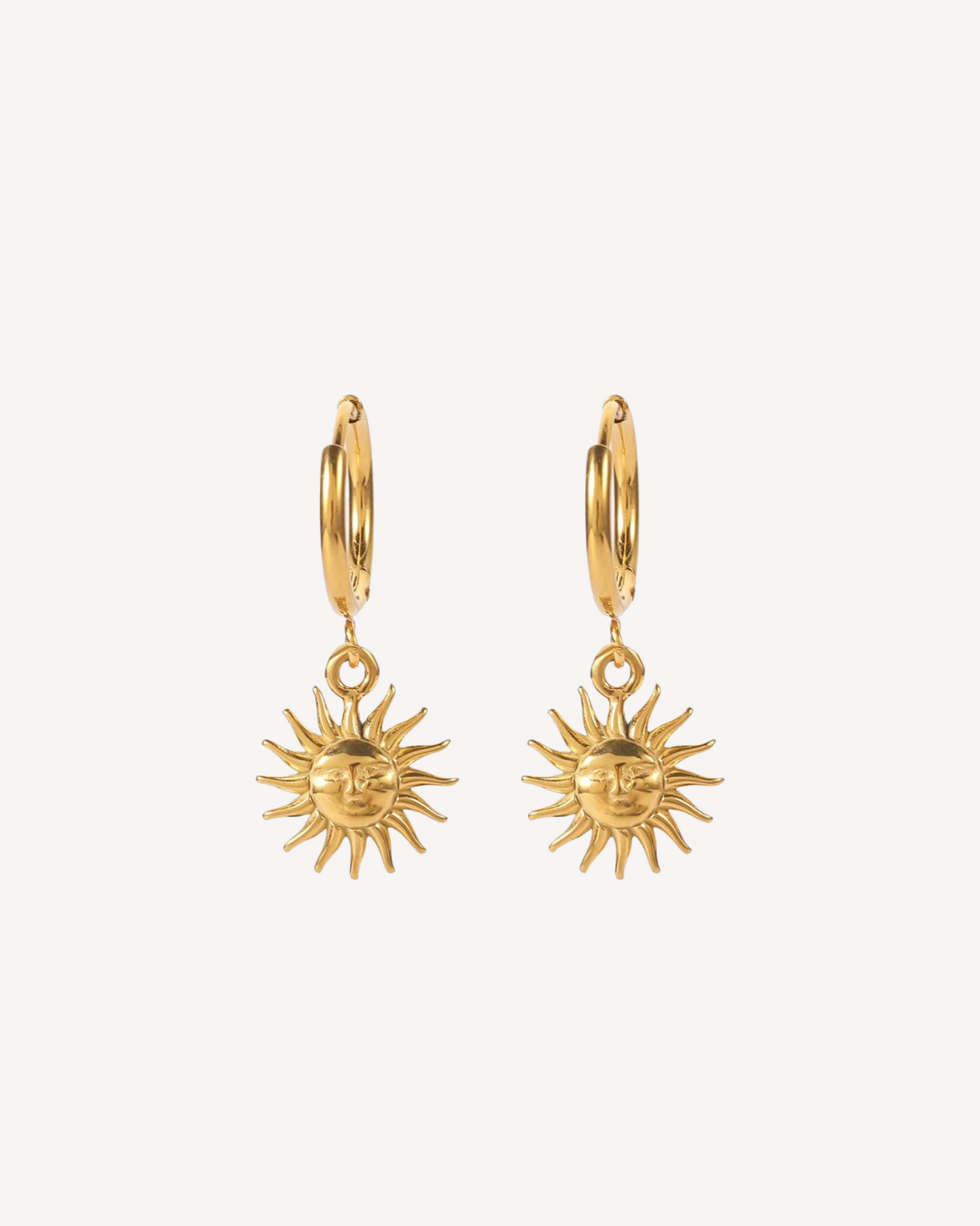 Elena Sun Earrings - Gold