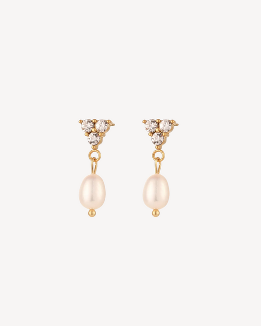 Ariel Freshwater Pearl Stud Earrings